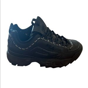 Black Fila Dinosaur Sneakers